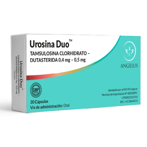 UROSINA DUO TAMSULOSINA DUTASTERIDE 0.4-0.5MG CAP X 30